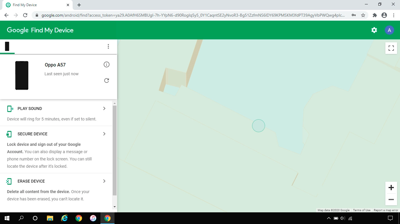 Click the required device.