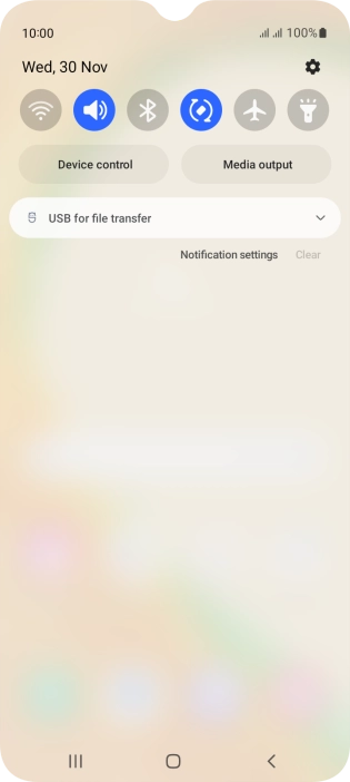 Press the drop down list.