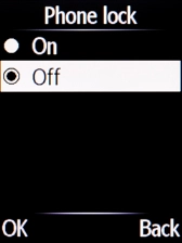 Select On to turn on the function.
