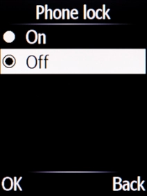 Select On to turn on the function.