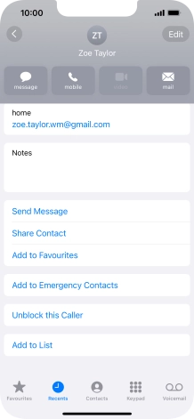 Slide your finger upwards starting from the bottom of the screen to return to the home screen.