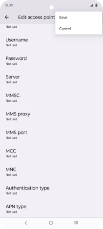 Press Save. Press Save.