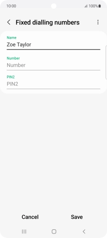 Press Number and key in the required phone number.