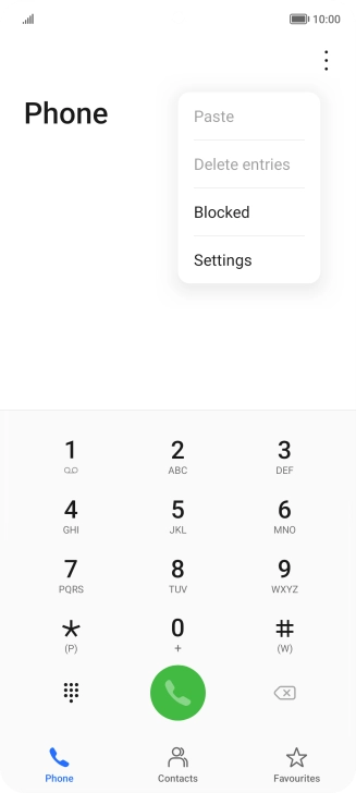 Press Settings. Press Settings.