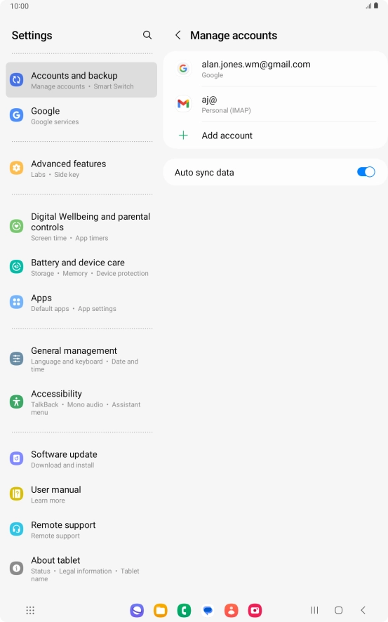 Press the Home key to return to the home screen. Press the Home key to return to the home screen.