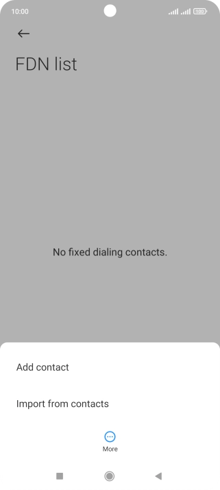 Press Add contact. Press Add contact.