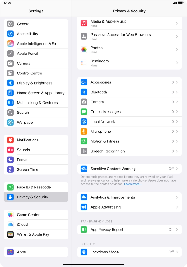 Press Sensitive Content Warning.