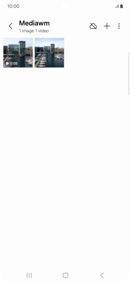 Press and hold any picture or video clip.