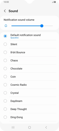 Press the required message tones to hear them.