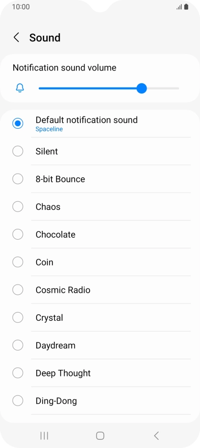 Press the required message tones to hear them.