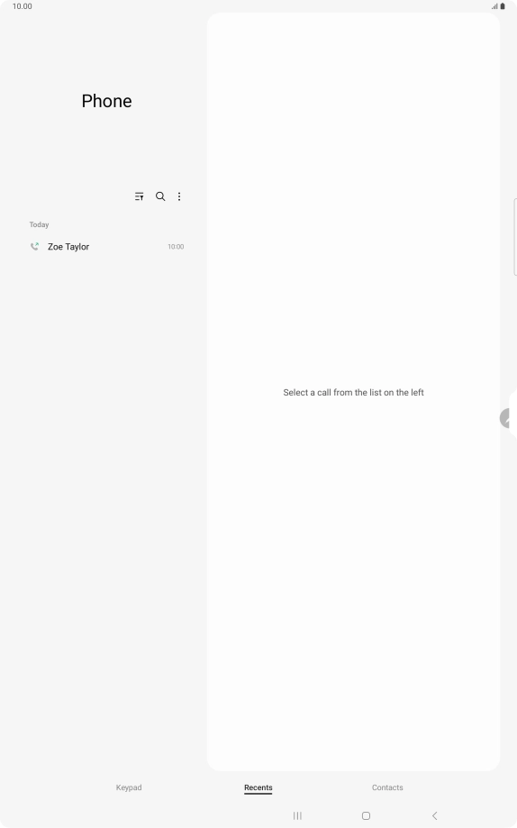 Press the required number.