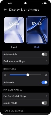 Press the indicator next to Press the indicator next to