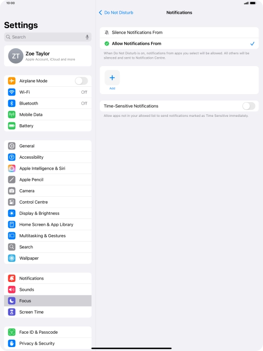 Press the indicator next to Press the indicator next to