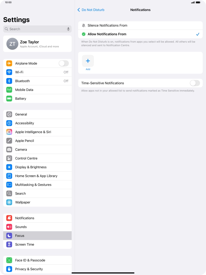 Press the indicator next to Press the indicator next to