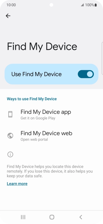 Press the Home key to return to the home screen. Press the Home key to return to the home screen.