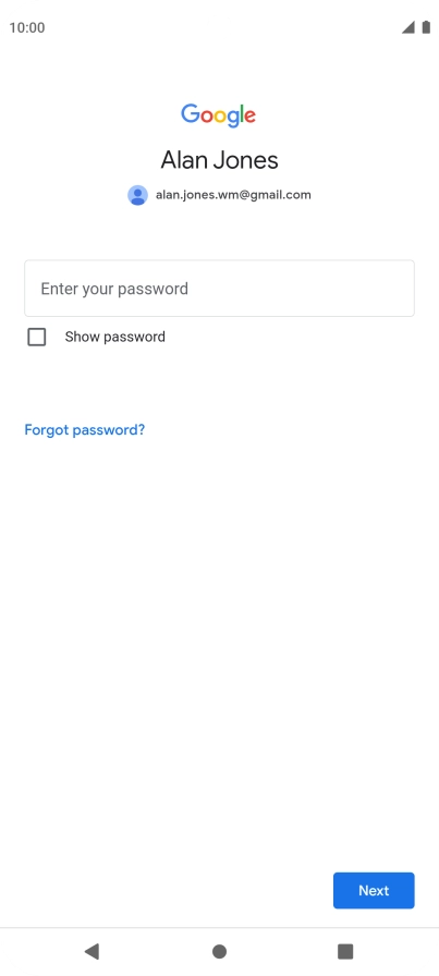 Press the field below Press the field below