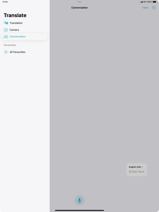 Press anywhere on the screen.