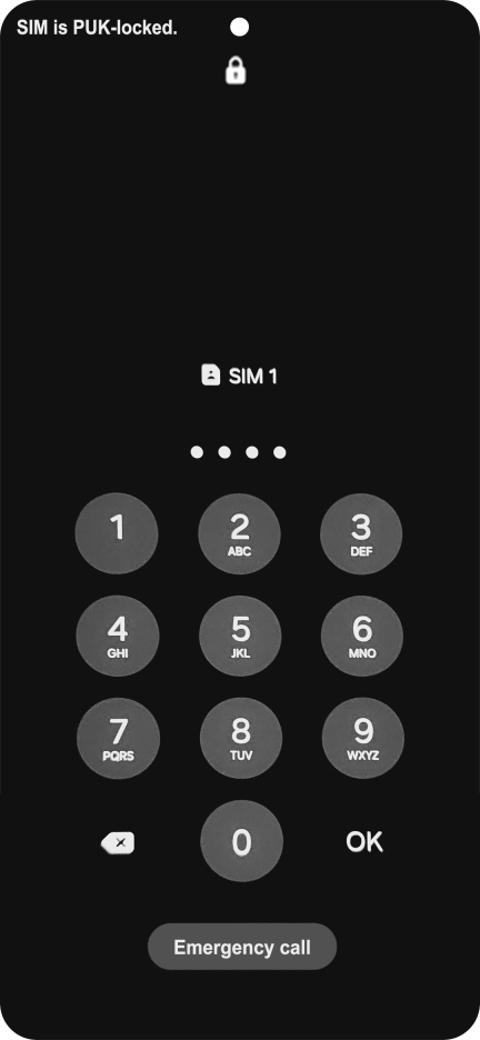 Key in a new four-digit PIN and press OK.