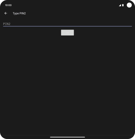 Press PIN2 and key in your PIN2. The default PIN2 is 1111.