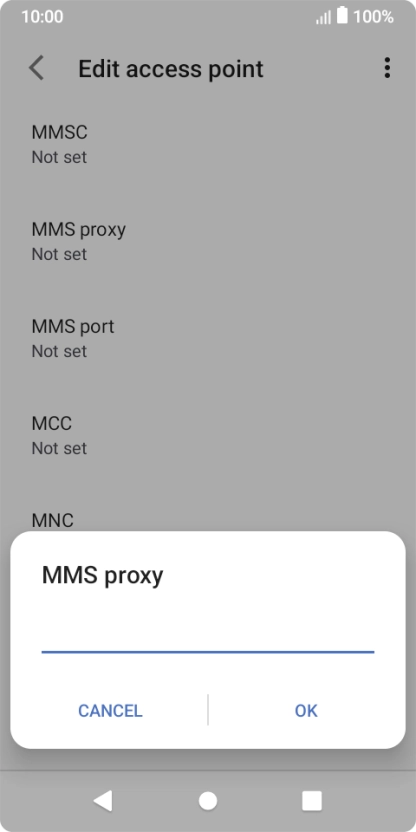 Key in 212.183.137.012 and press OK.