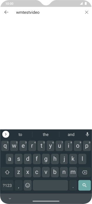 Key in the required search word and press the search icon.