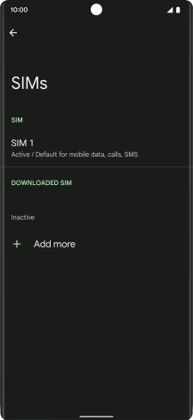 Press the required price plan.