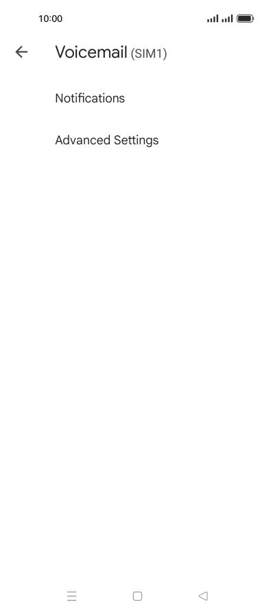 Press Advanced Settings. Press Advanced Settings.
