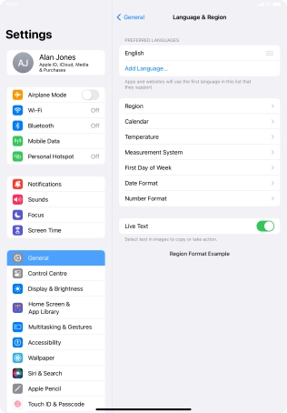 Press Add Language....