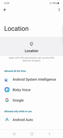 Press the required app.