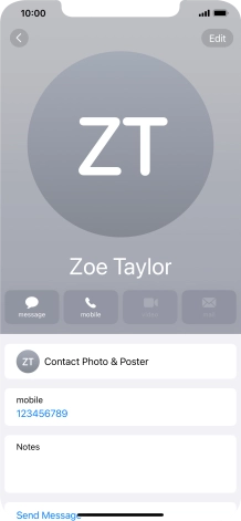 Slide your finger upwards starting from the bottom of the screen to return to the home screen.
