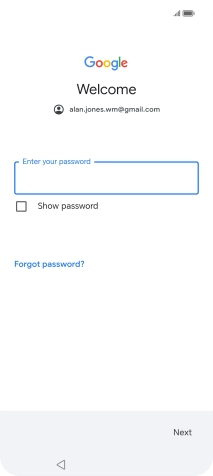 Press the field below 