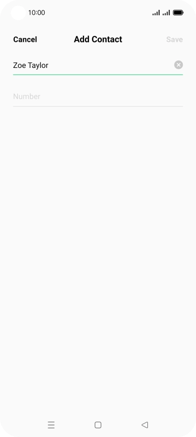 Press Number and key in the required phone number. Press Number and key in the required phone number.