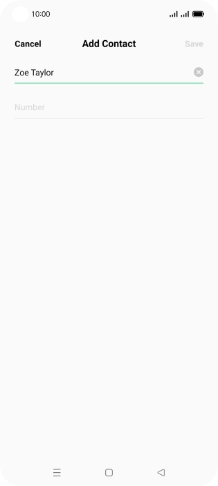 Press Number and key in the required phone number. Press Number and key in the required phone number.