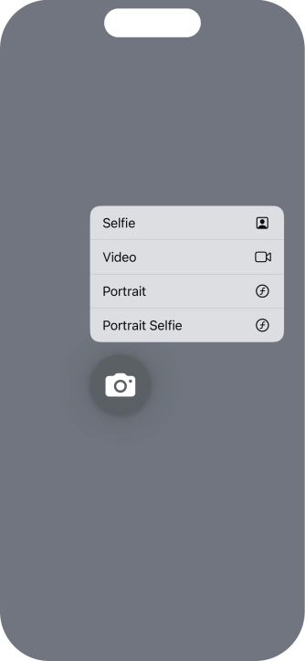 Press and hold the required function to see more actions.