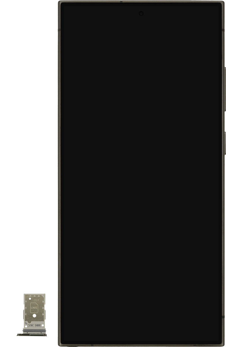 Turn your SIM as illustrated in the SIM holder and place it in the SIM holder.