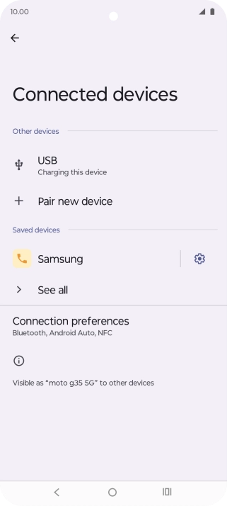 Press the Home key to return to the home screen. Press the Home key to return to the home screen.