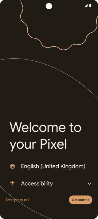 Press the field next to the language icon.