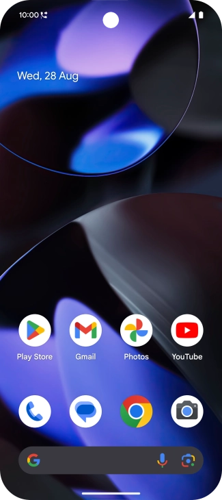 The divert icon shows that all incoming calls are diverted.