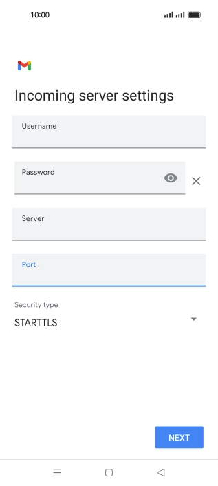 Press the drop down list below 