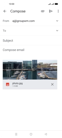 Press the field next to 