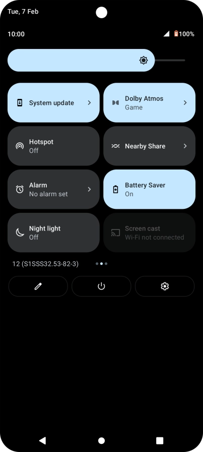 Press the Home key to return to the home screen.