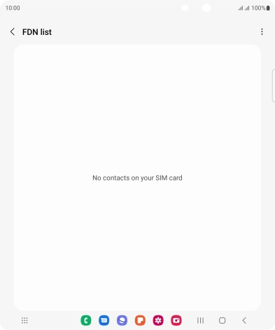 Press the menu icon. Press the menu icon.