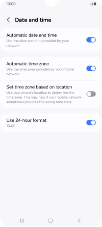Press the Home key to return to the home screen.