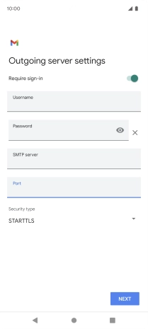 Press the drop down list below 