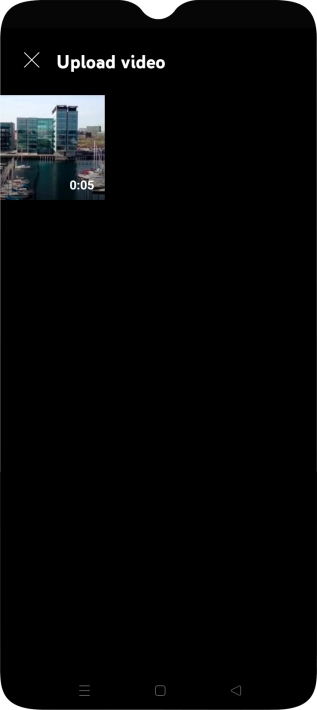 Press the required video clip.