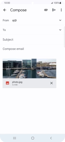 Press the field next to 