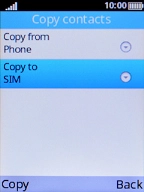 Select Copy to.