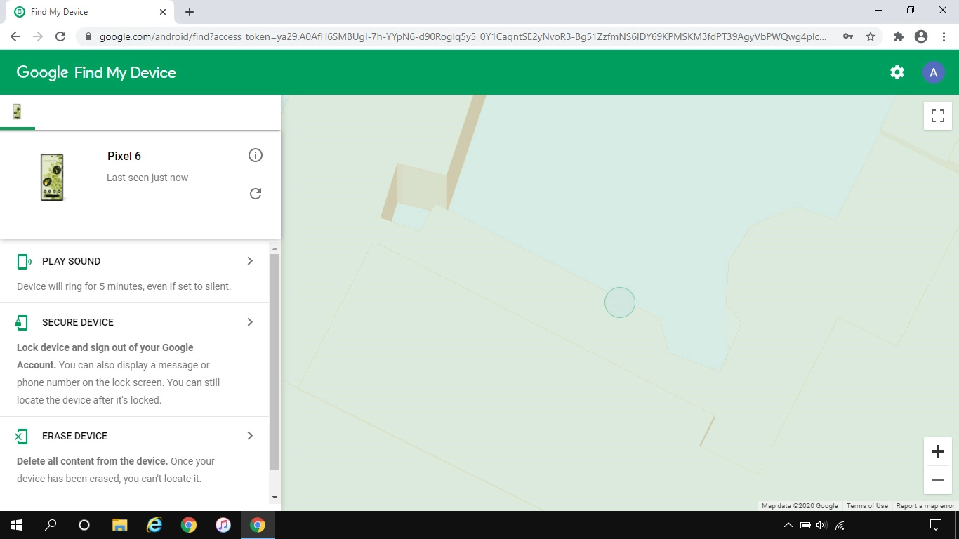 Click the required device.