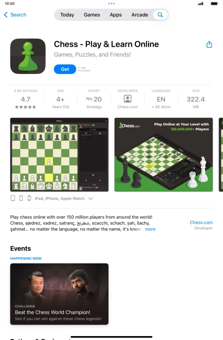 Press Get and follow the instructions on the screen to install the app. Press Get and follow the instructions on the screen to install the app.