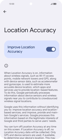 If you press the indicator next to 